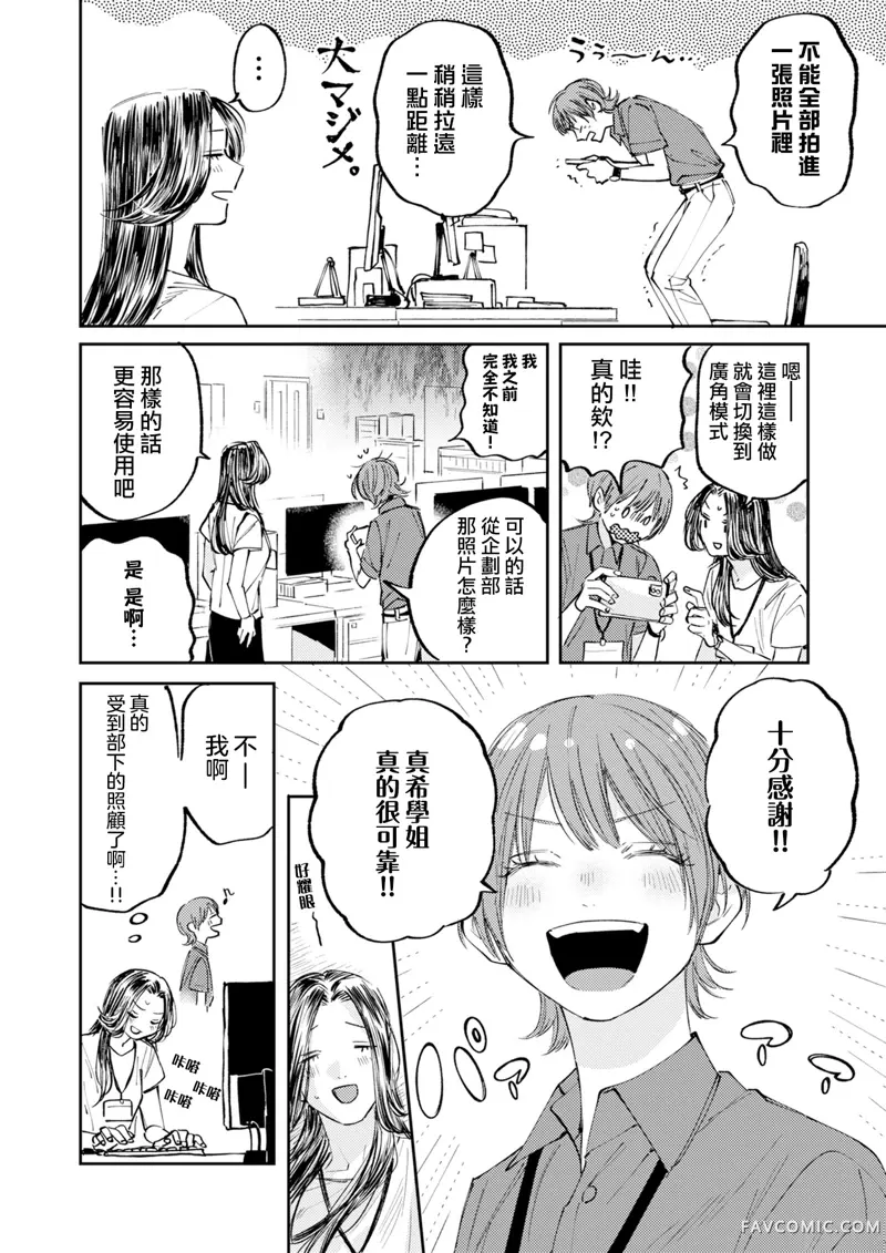 害怕骚扰的真希前辈第01話P7