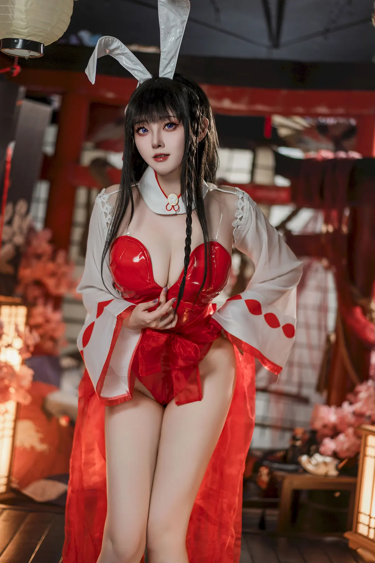 Natsuko夏夏子 - 碧蓝航线 大山 巫女兔试读3P