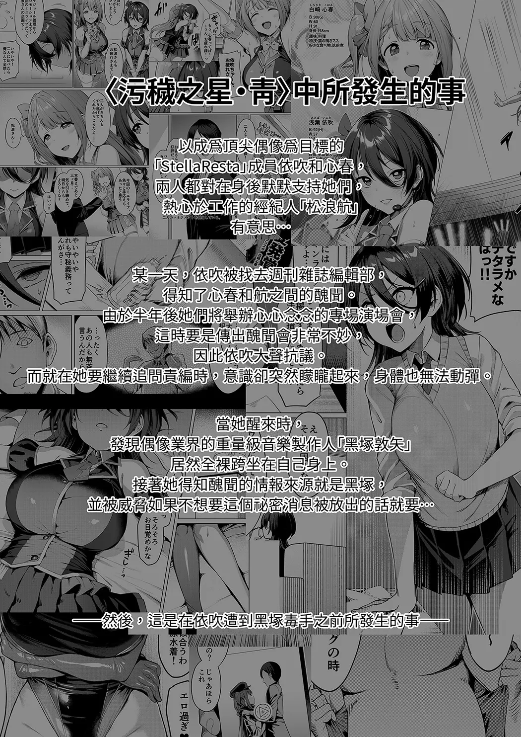 污秽之星・赤 ～彻底陷于禁断恋慕的偶像・白崎心春～试读3P