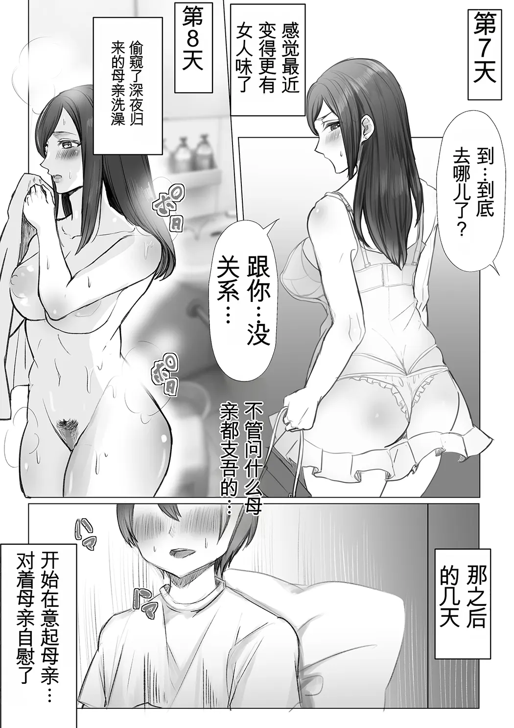 実母との濃厚交尾〜毎日お母さんでオナニーしてたら母と30日後にセックスした〜试读5P