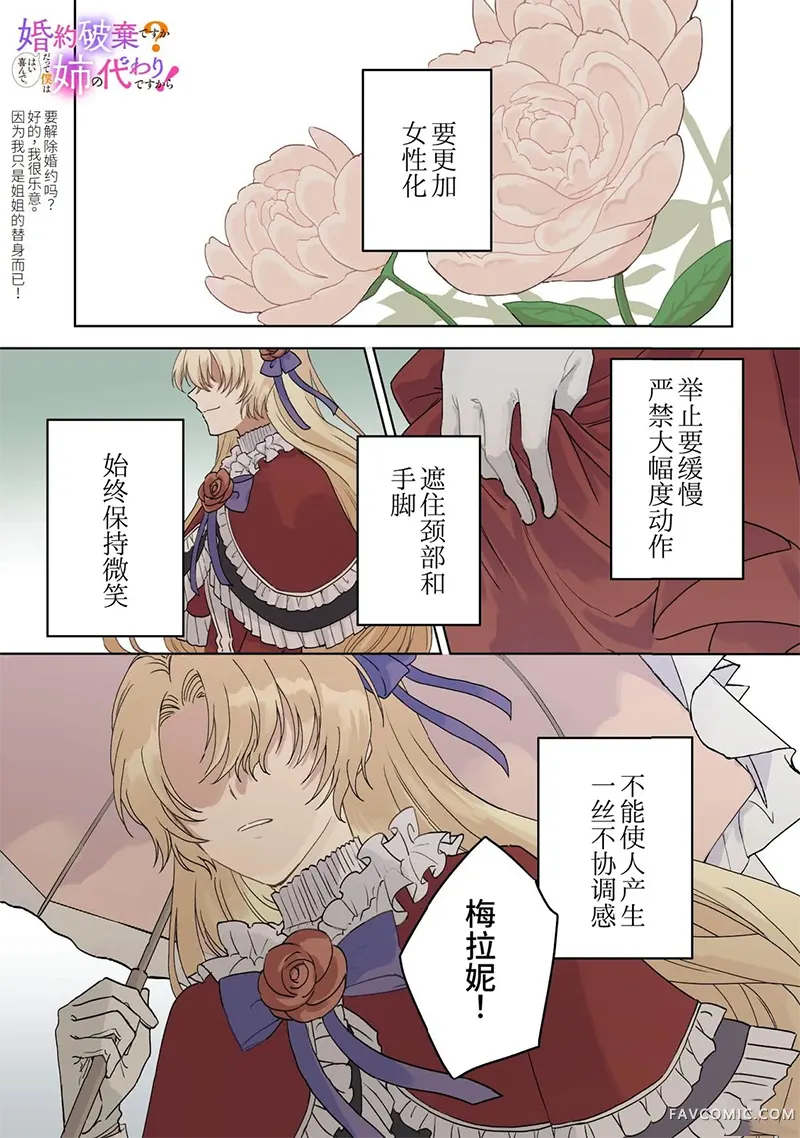 要解除婚约吗？好的，我很乐意。因为我只是姐姐的替身而已！试读3P